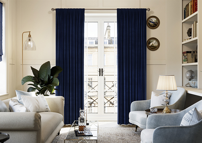Premier Velvet (Thermal Blackout), Blue Twilight - Made to Measure Curtains - Image 3